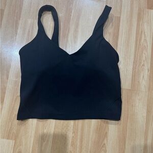 Women's Black Lululemon Top size 8